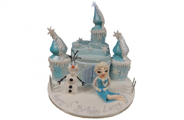Frozen Castle, Elsa and Snowman